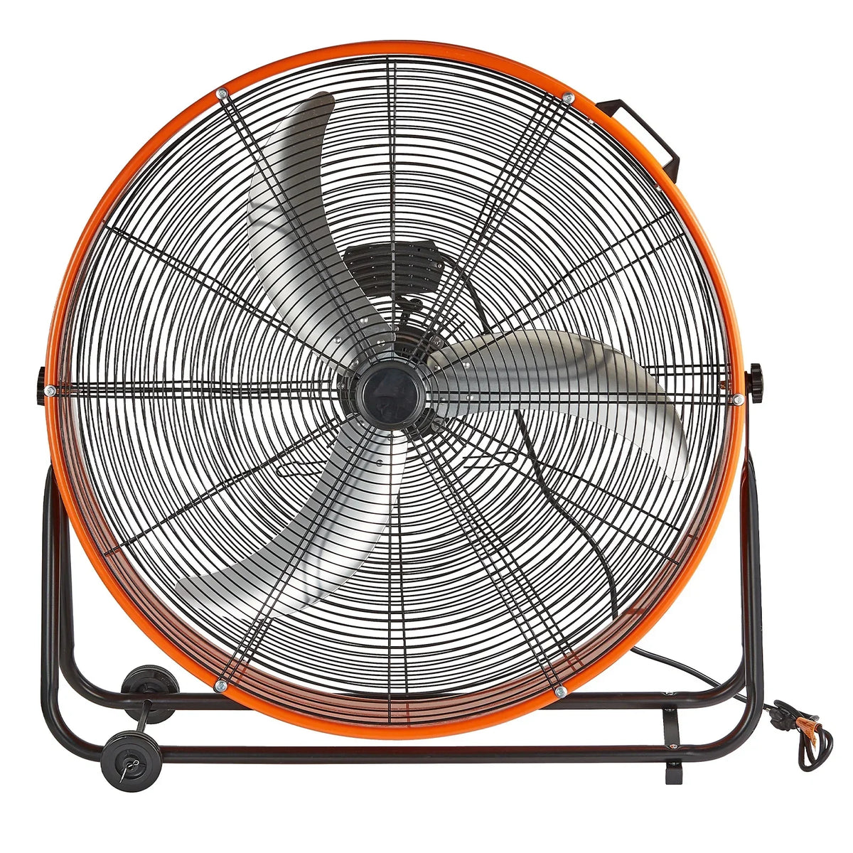 2026 NewKFFKFF Industrial Drum Fan, 30 Inch with High Speed, 3-Speed 13000CFM, Heavy Duty for Commercial Purposes, 360° Flexible Tilt Mechanism, Ideal for Warehouse, Workshop, Factory, and Basement