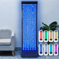 2026 New72'' Acrylic Bubble Fountain, Standing Bubble Panel, Color Lights/Remote Ctrl