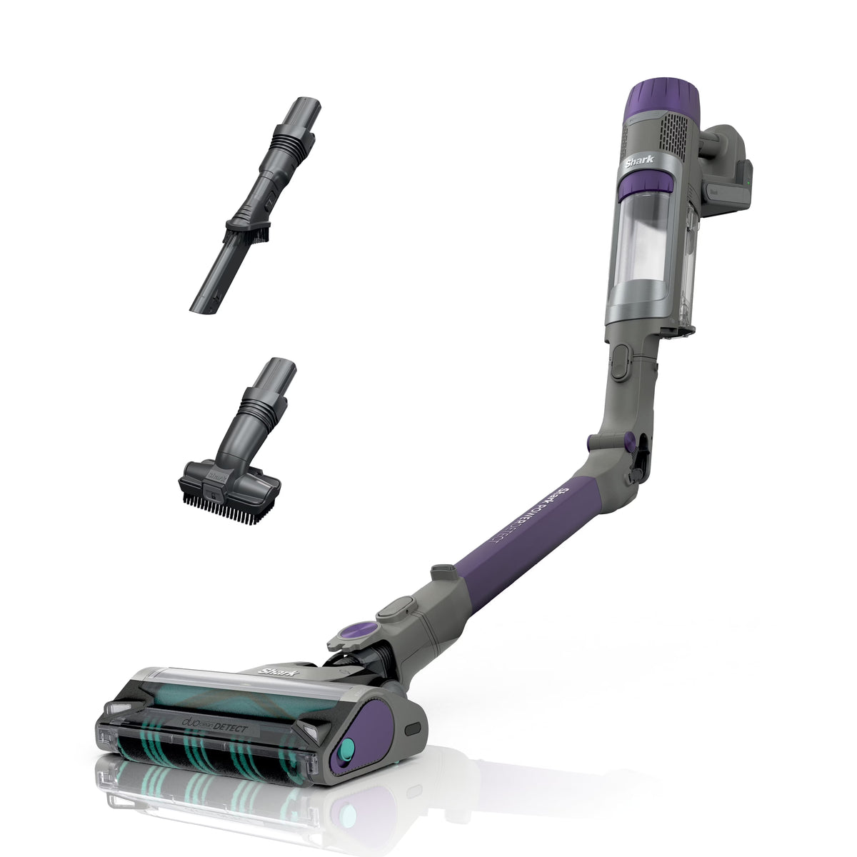 2026 NewShark PowerDetect Cordless Stick Vacuum, Multi-Surface, with DuoClean Detect Nozzle and MultiFLEX Wand, Up to 60 Mins Runtime, IP1250 Blue