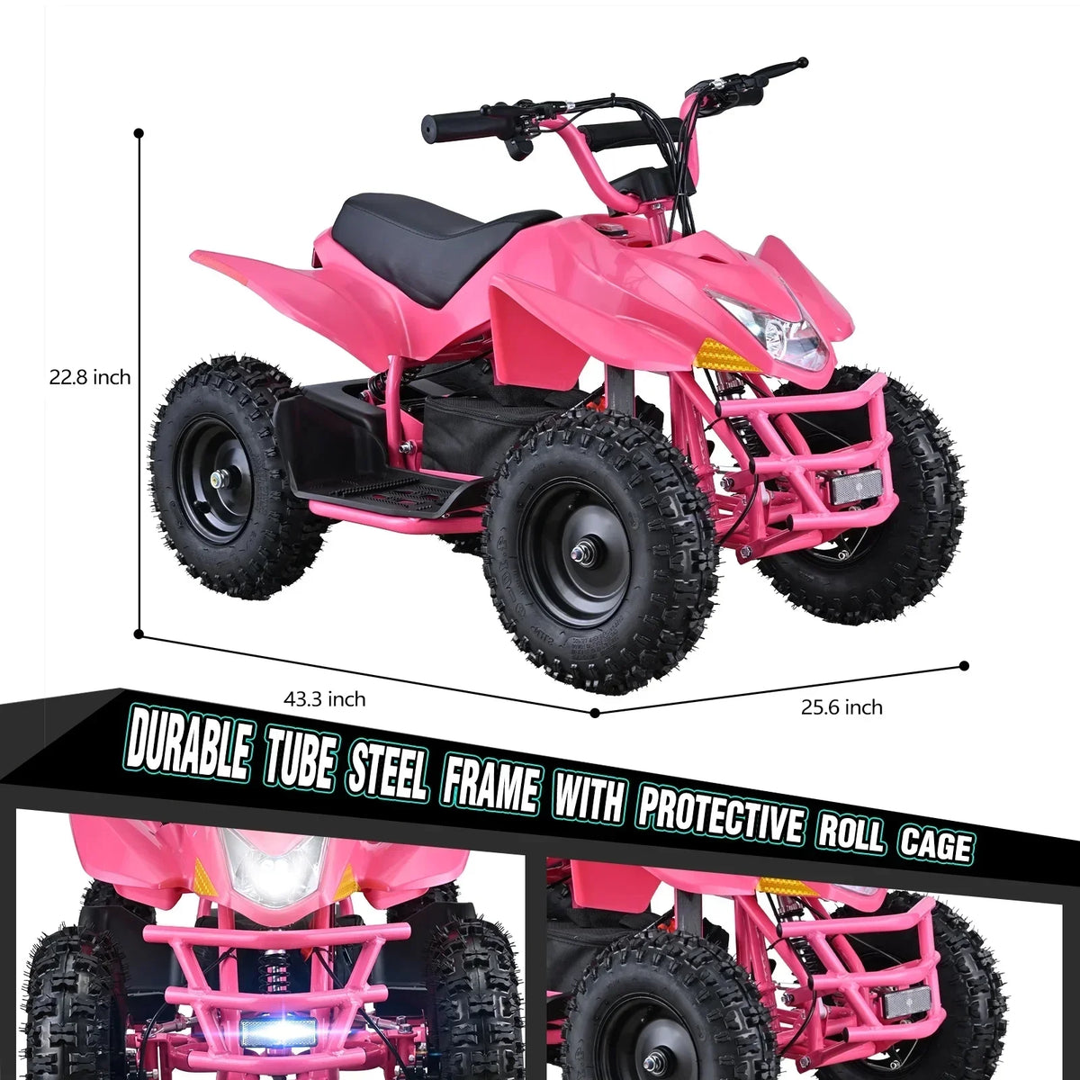 2026 NewAoemoe 500W Ride-On Racer �C 15mph Speed, 36V Battery, 45�C60 Min Play, Blue