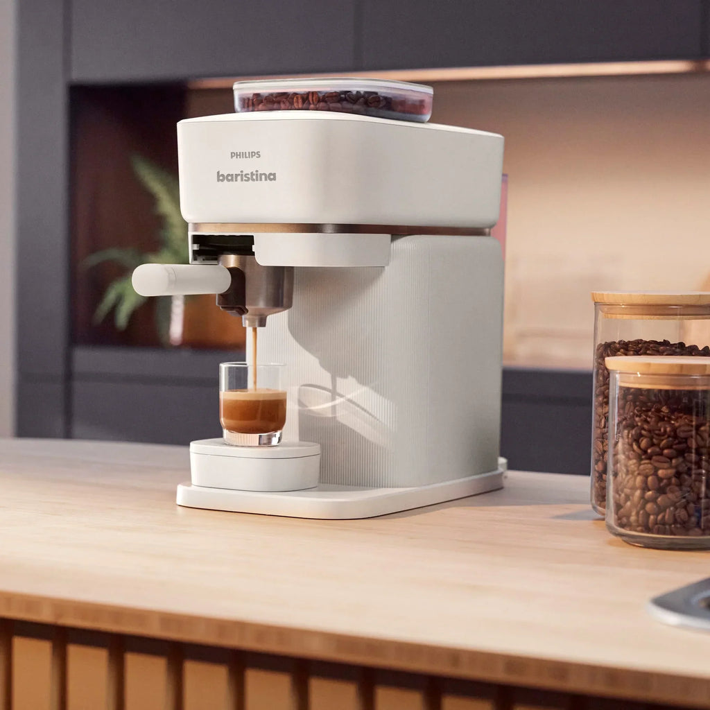2026 NewPhilips Baristina Automatic Espresso Machine, Milky White