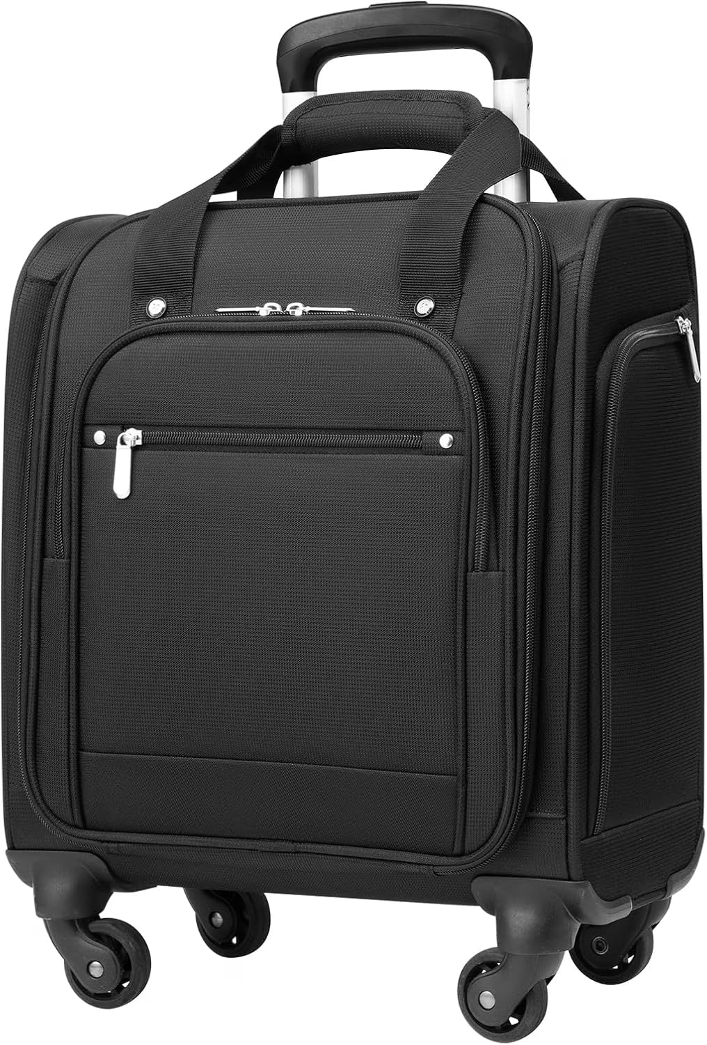 2026 NewUnderseat Carry On Luggage Softside Lightweight Rolling Travel Bag Spinner Suitcase