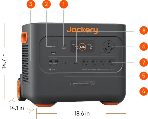 2026 NewJackery Explorer 2000 Plus + SolarSaga 200W x2