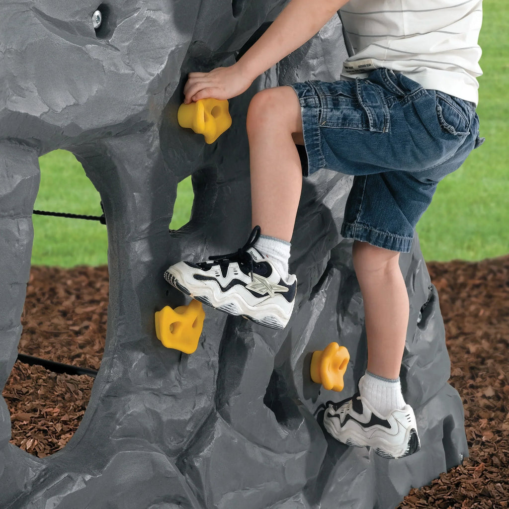 2026 NewStep2 Skyward Summit Rock Climbing Wall, Grey