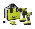 2026 NewRYOBI ONE+ 18V Cordless 2-Tool Combo Kit with Drill/Driver, Impact Driver, (2) 1.5 Ah Batteries, and Charger