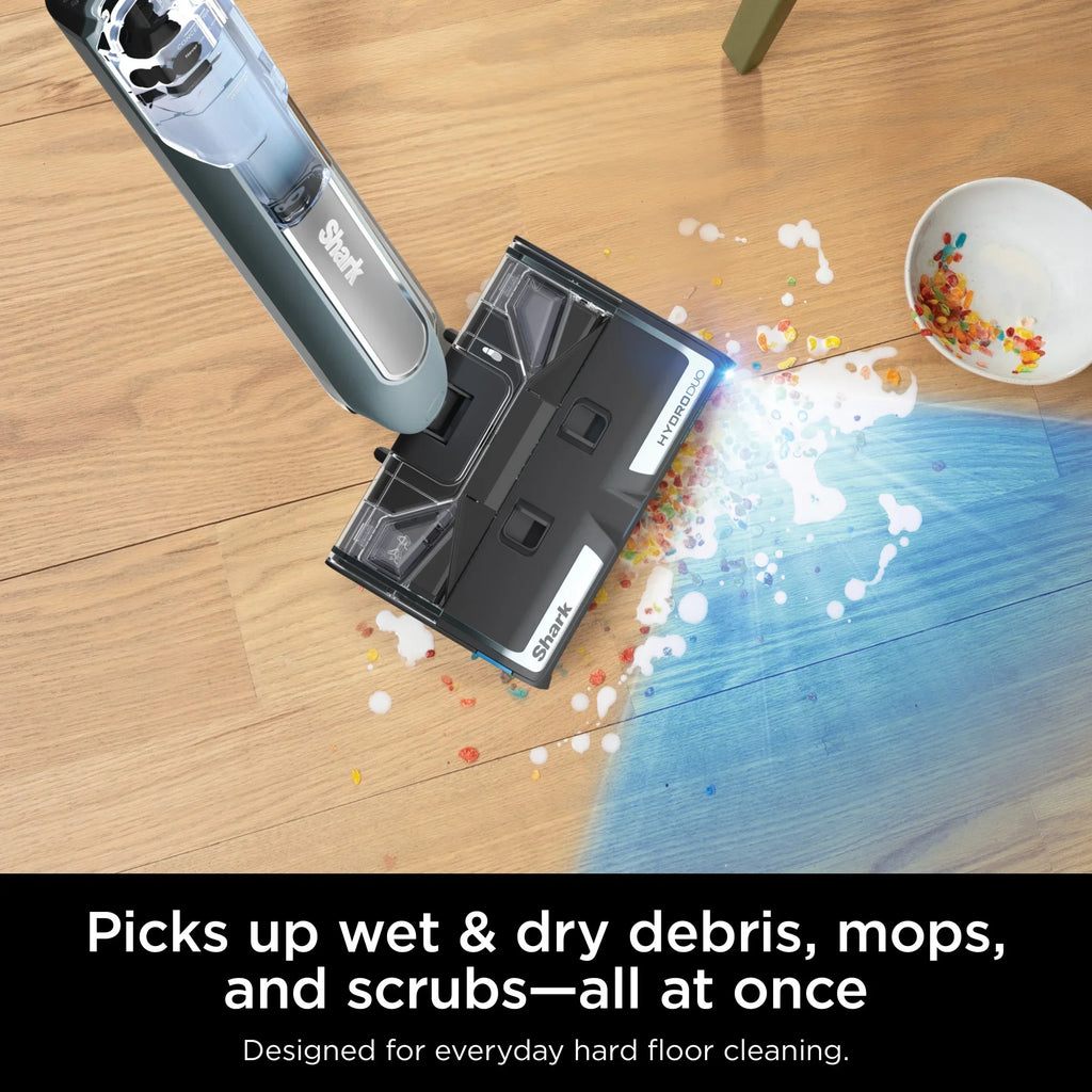 2026 NewShark HydroDuo with Dirt-Reveal Technology, Cordless, Hard Floor Cleaning System, Wet & Dry Debris Pickup, Mop & Scrubs All at Once, Hardwood, Tile, Laminate Floors, WW200