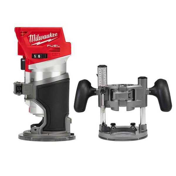 2026 NewM18 FUEL 18V Lithium-Ion Brushless Cordless Compact Router w/ Compact Router Plunge Base