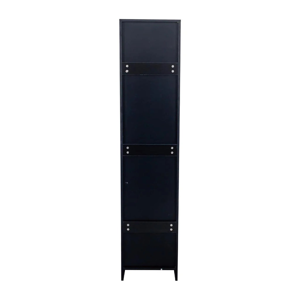 2026 NewSlim Tall Storage Cabinet,Pantry Cabinet with Doors Shelves Small Space for Kitchen Living Room Bathroom