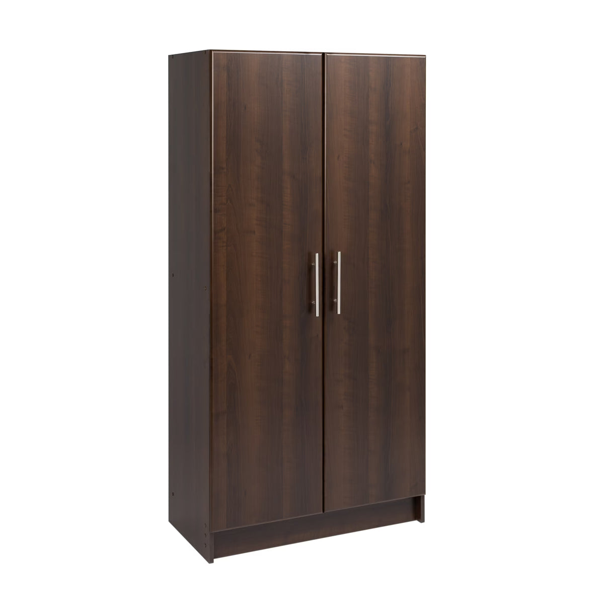2026 NewPrepac Adjustable Shelves Cabinet - Functional Tall Garage Table, 16"D x 32"W x 65"H Freestanding Garage Cabinet with 2-Doors, Espresso - EES-3264