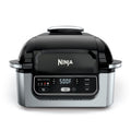 2026 NewNinja Foodi 4-in-1 Indoor Grill with 4-Qt Air Fryer, Roast, Bake, & Cyclonic Grilling Technology, Black/Stainless
