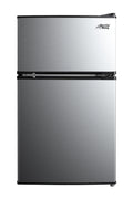 2026 NewArctic King 3.2 Cu ft Two Door Mini Fridge with Freezer, Stainless Steel, E-Star