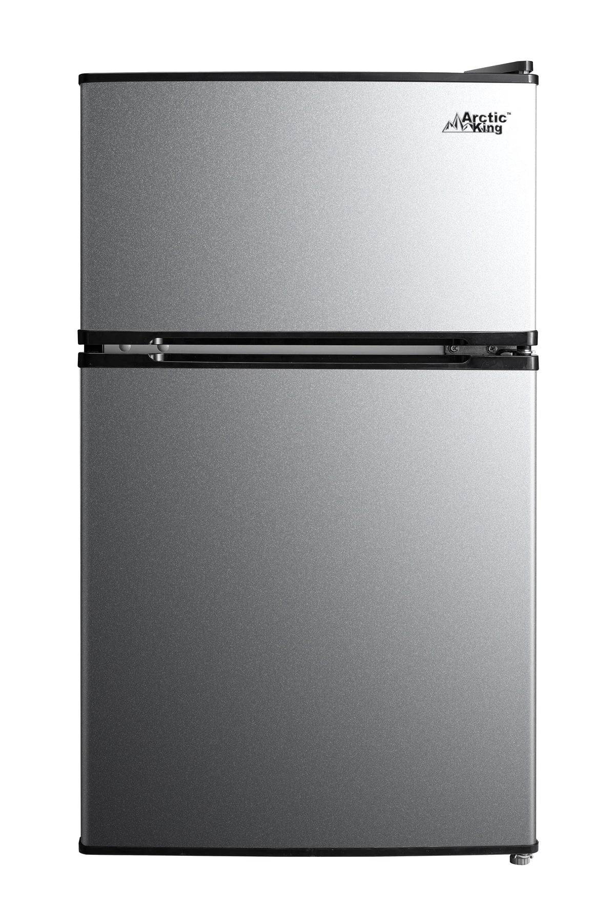 2026 NewArctic King 3.2 Cu ft Two Door Mini Fridge with Freezer, Stainless Steel, E-Star