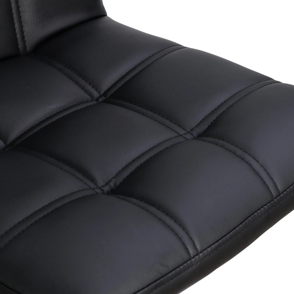 2026 NewZENY Set of 4 Bar Stool Soft Cushion Metal Frame 24-32" Swivel Chair, Black