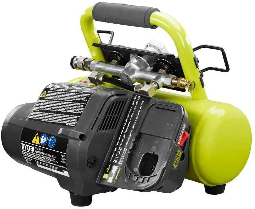 2026 NewRyobi 18-Volt ONE+ Cordless 1 Gal. Portable Air Compressor (Tool Only)