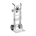 2026 NewCosco 3-in-1 Assist Series Aluminum Hand Truck/Assisted Hand Truck/Cart w/ flat free wheels, Silver