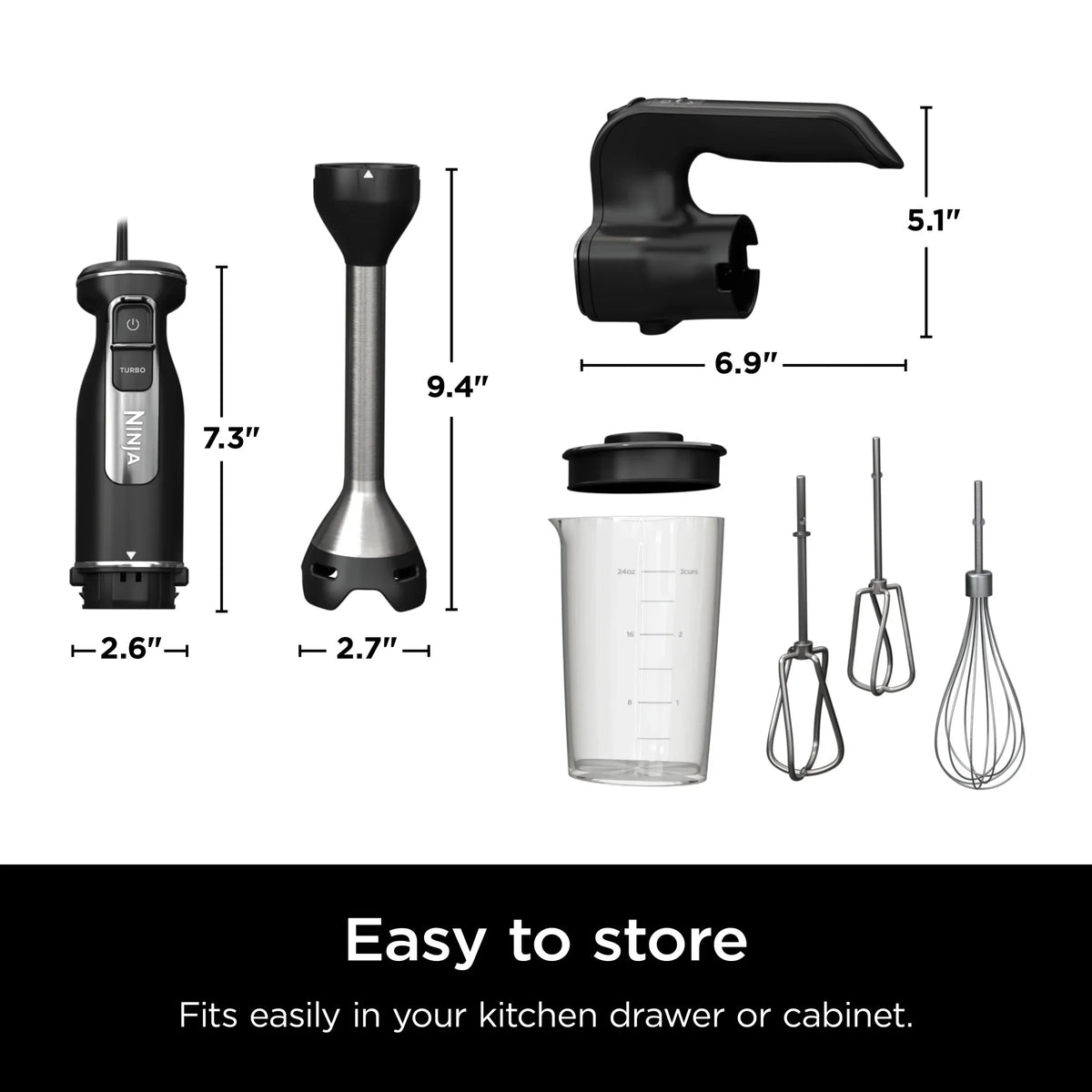 2026 NewNinja 750W Blender, Black