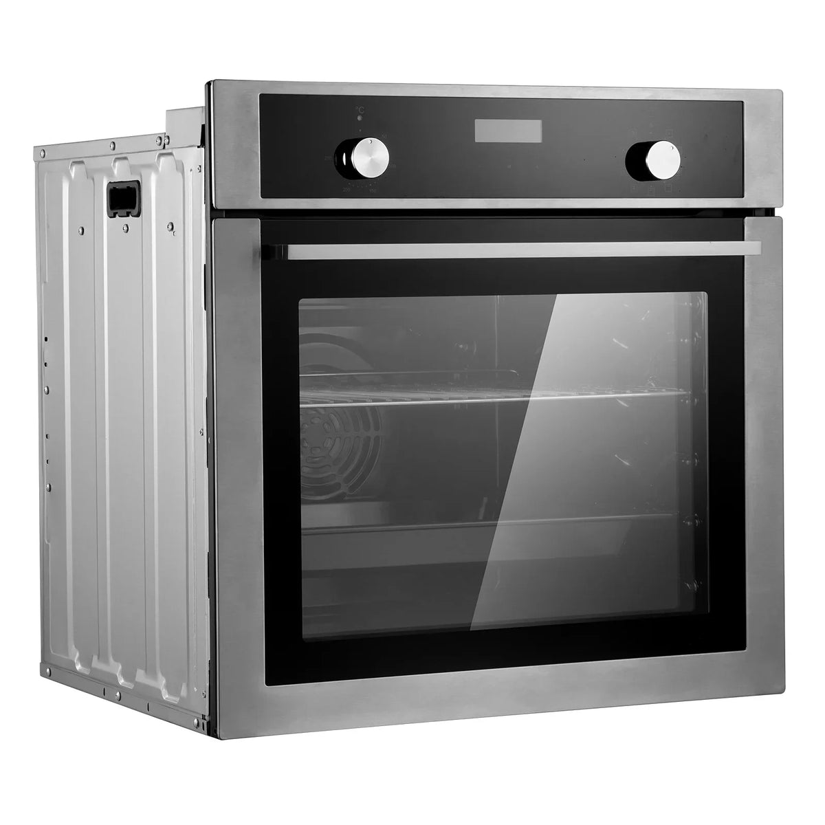 2026 NewKFFKFF Single Wall Oven, 24" Electric Oven for Built-in Installation, Offers 9 Cooking Modes, 2.68 Cu.Ft Capacity, Includes Timer, 2800W Power