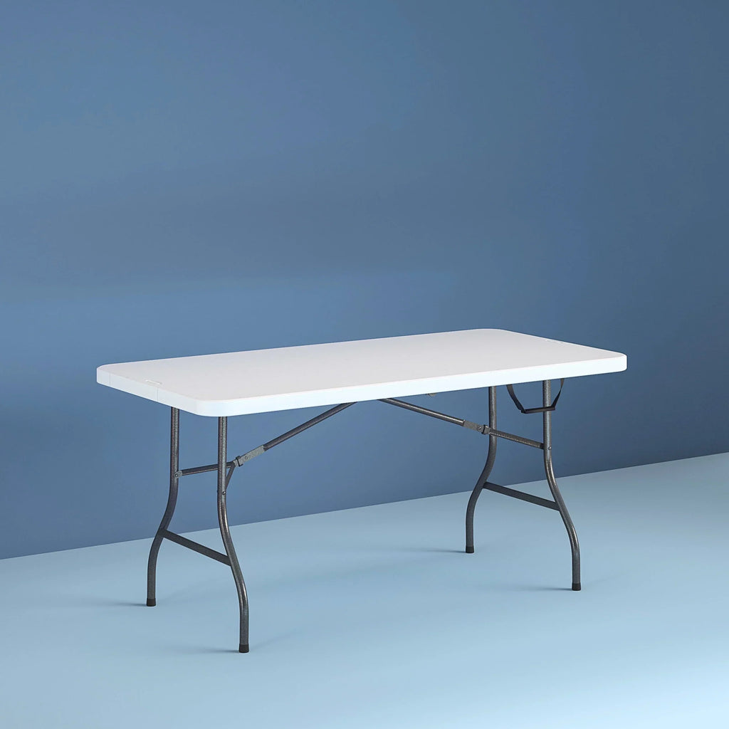 2026 NewCosco 6 Foot Folding Table In White Speckle