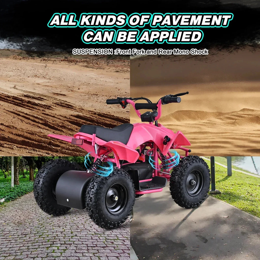 2026 NewAoemoe 500W Ride-On Racer �C 15mph Speed, 36V Battery, 45�C60 Min Play, Blue