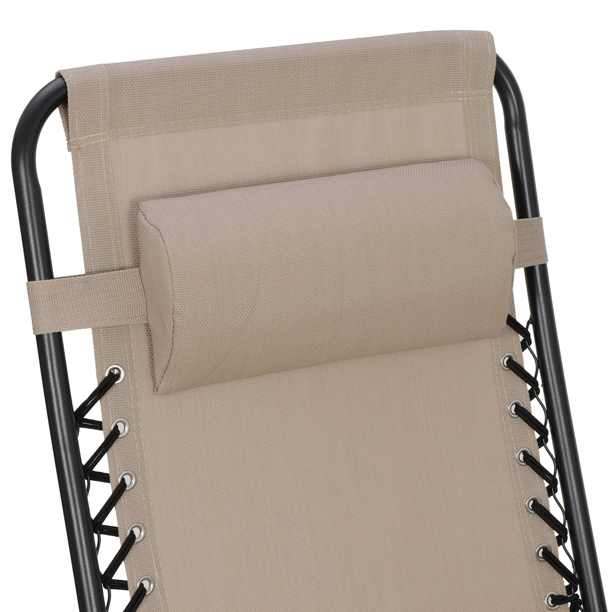2026 NewHomGarden 2 Pack Steel Zero-Gravity Chair - Beige
