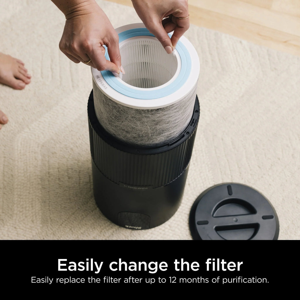 2026 NewShark Air Purifier with Nanoseal HEPA, Cleansense IQ, Odor Lock, Cleans up to 500 Sq. ft, Charcoal Grey, HP100