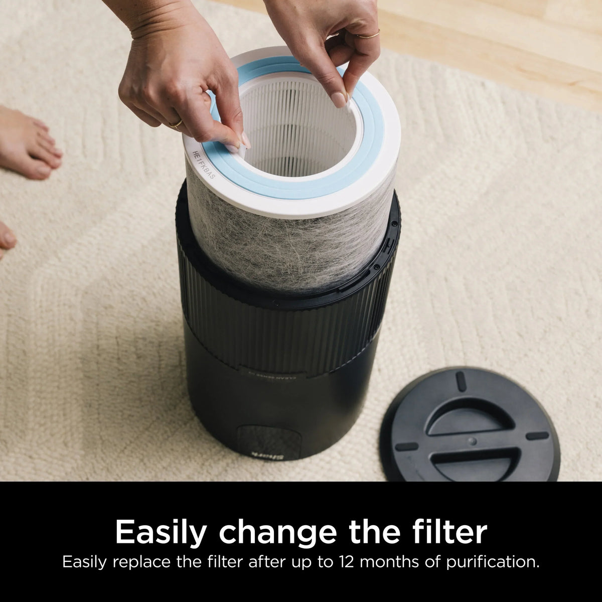 2026 NewShark Air Purifier with Nanoseal HEPA, Cleansense IQ, Odor Lock, Cleans up to 500 Sq. ft, Charcoal Grey, HP100
