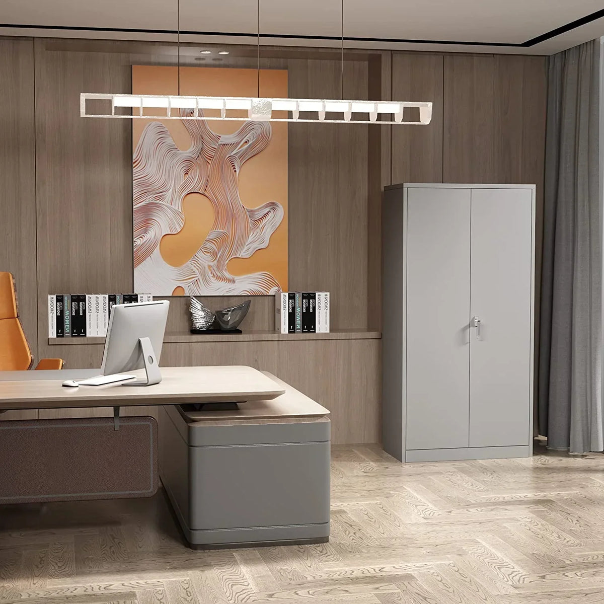 2026 NewAobabo 72 Inch Locking Storage Cabinet w/ Adjustable Shelves, Gray
