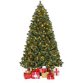 2026 NewVebreda 6FT Pre-Lit Artificial Christmas Tree with 300 Warm White LED Lights, Hinged Branch Design, Eco-Friendly PVC Needles & Foldable Metal Stand for Home, Office & Holiday D"cor