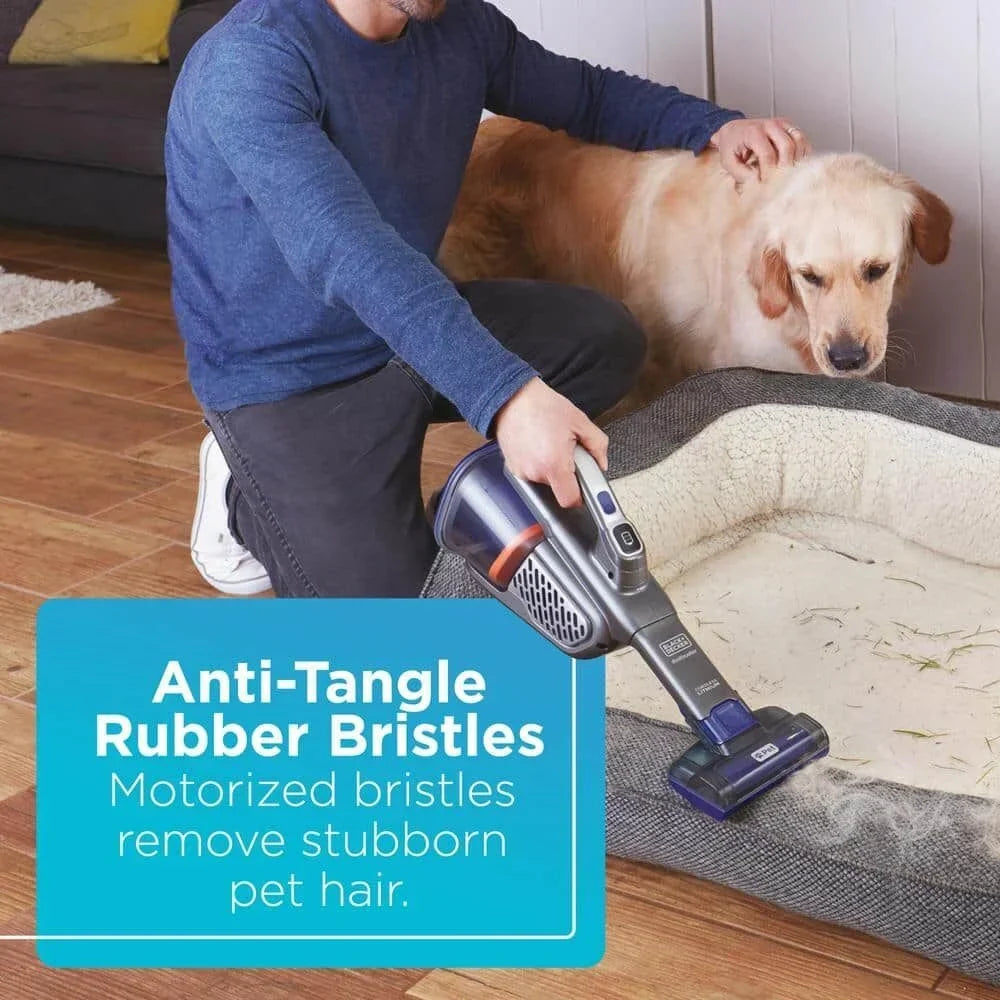 2026 NewBLACK+DECKER dustbuster furbuster AdvanceClean+ Cordless Pet Handheld Vacuum, HHVK515JP07