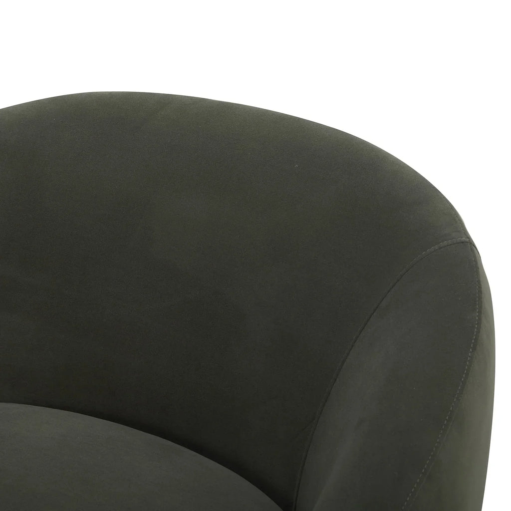 2026 NewBetter Homes & Gardens Mira Swivel Accent Chair, Cream Shearling