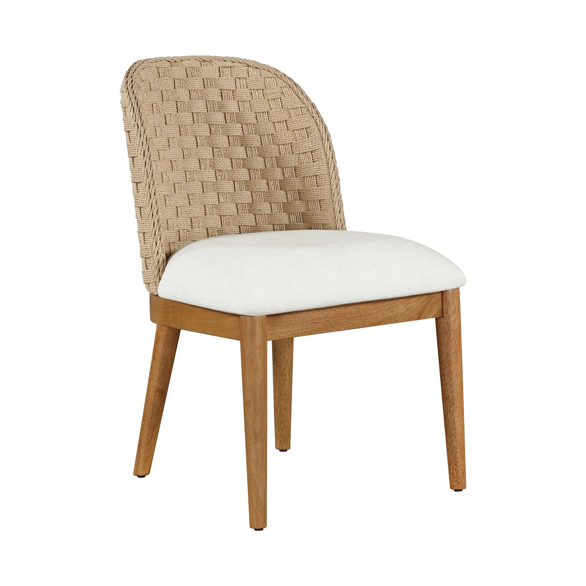 2026 NewMy Texas House Saylor Farmhouse Dining Chair Set, Natural Wood, Set of 2