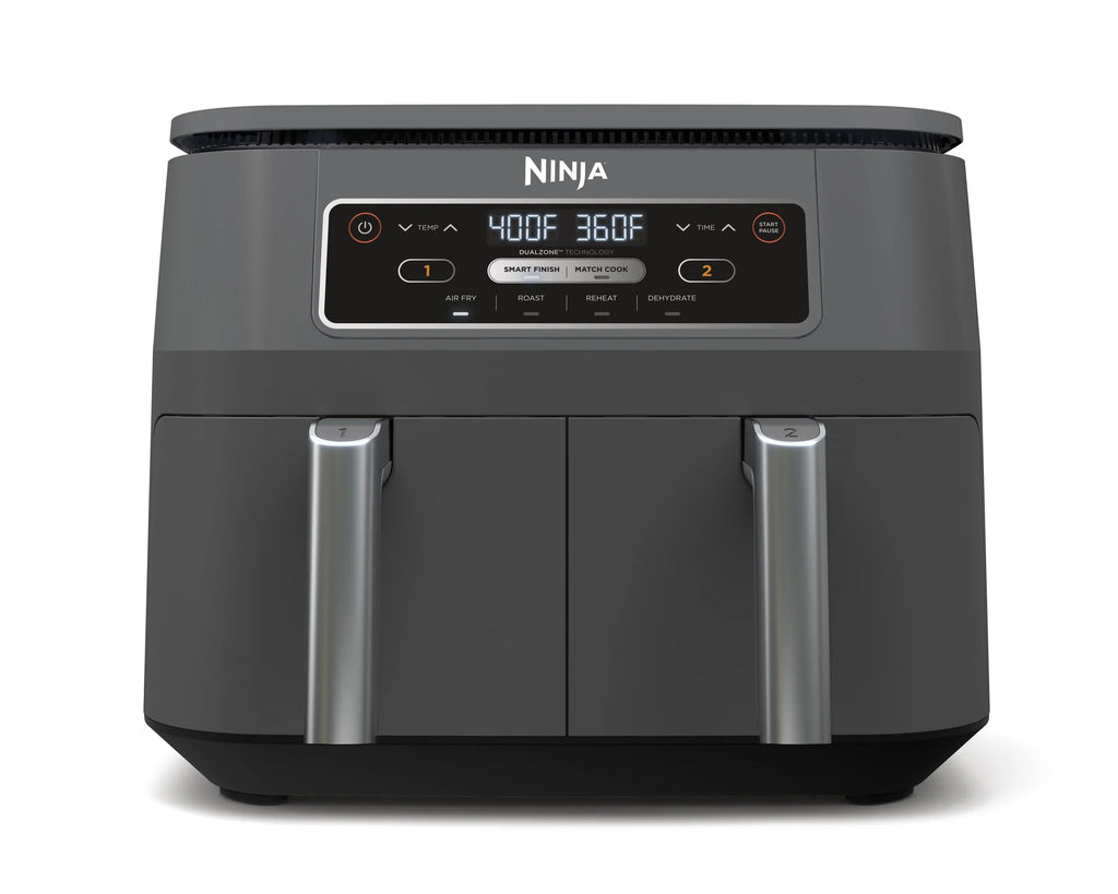 2026 NewNinja Foodi 4 in1 8-Quart. 2 Basket Air Fryer with DualZone Technology Air Fry, Roast, and More, DZ100WM