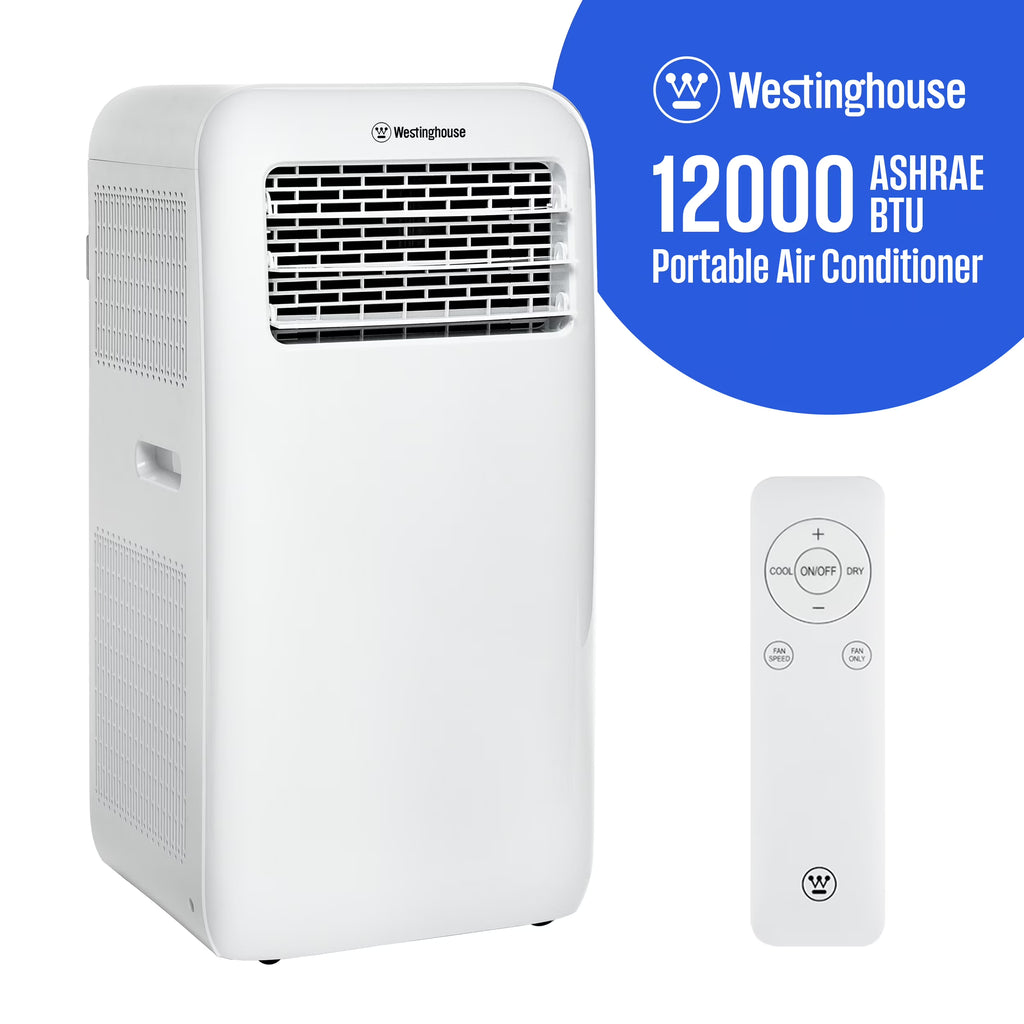2026 NewWestinghouse 12,000 BTU Portable Air Conditioner & Dehumidifier with Remote & Smart App, up to 550 Sq Ft