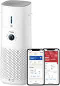 2026 Philips Serie 3000 Purificador y humidificador 2 en 1, 131 m², filtro HEPA, blanco