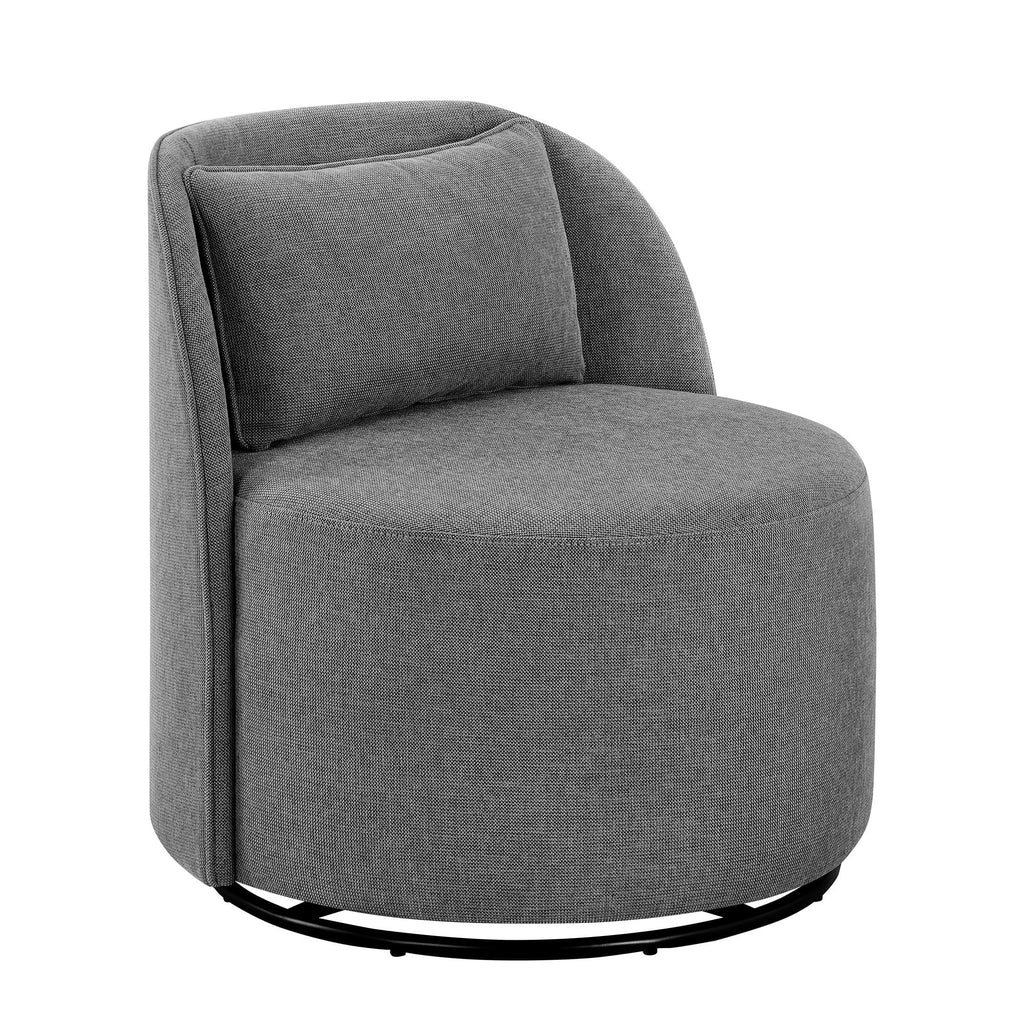 2026 NewBetter Homes & Gardens Juliet Modern Arch Swivel Accent Chair, Cream Boucle