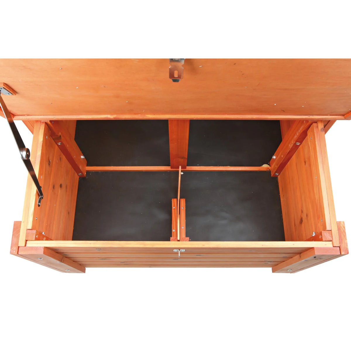 2026 NewTRIXIE Weatherproof Outdoor Wooden Chicken Coop with 2 Nesting Boxes & Run, Brown