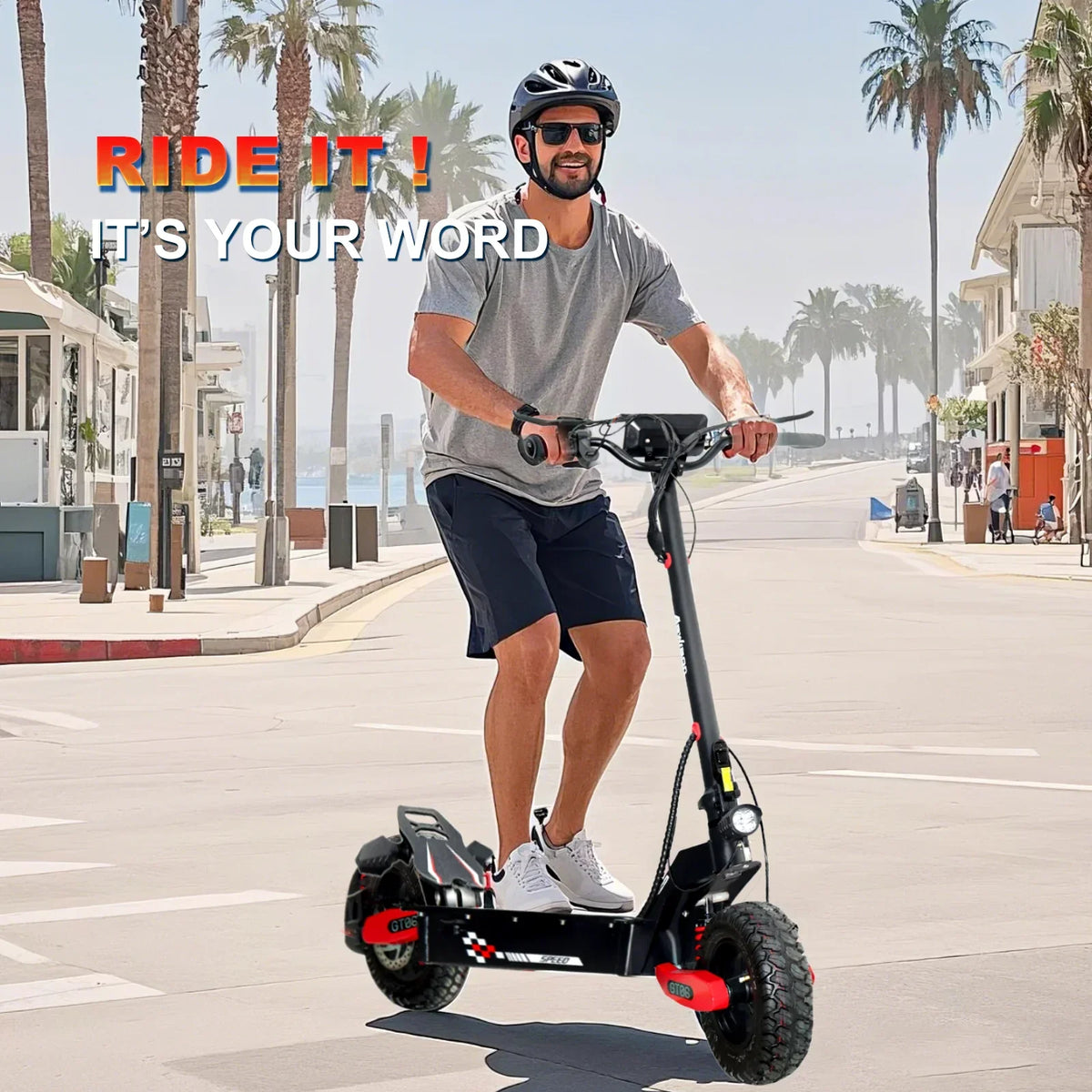 2026 NewOff Road Electric Scooter for Adults, 1200W Motor Fast E Scooter, Up to 28MPH Top Speed & 20Miles Long Range, 11" Off-Road Tires, 330lbs MAX Load, Foldable