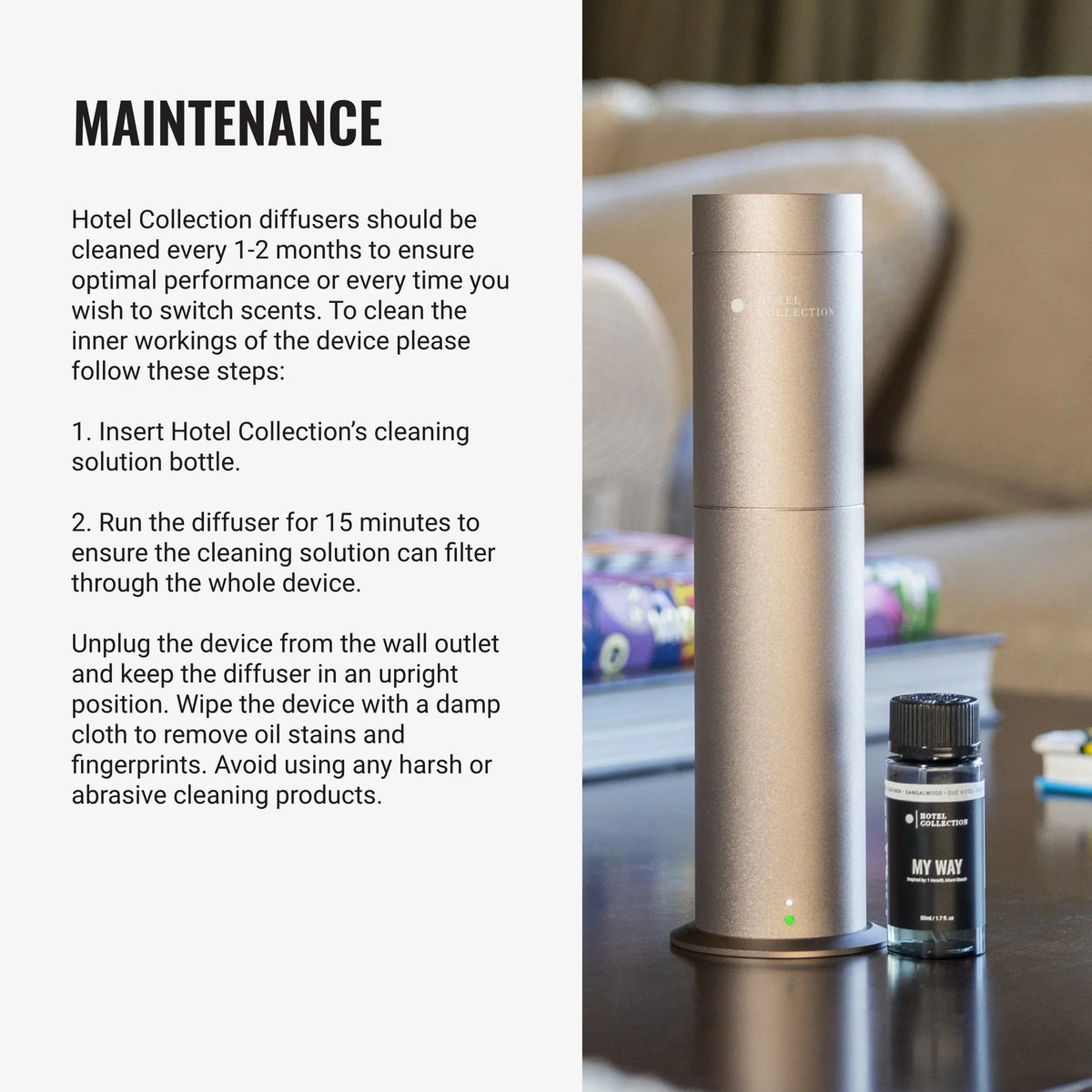 2026 NewHotel Collection | Studio Pro Essential Oil Diffuser | 600 sq ft Coverage | Cordless & Portable with Remote | Cold-Air Diffusion Technology Scent Diffuser | Home, Office & Business - Space Gray
