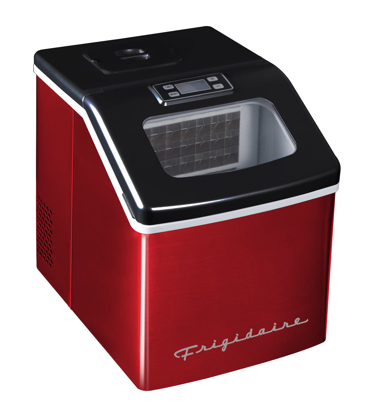 2026 NewFrigidaire 40lbs. Countertop Clear Square Ice Maker - Stainless Steel