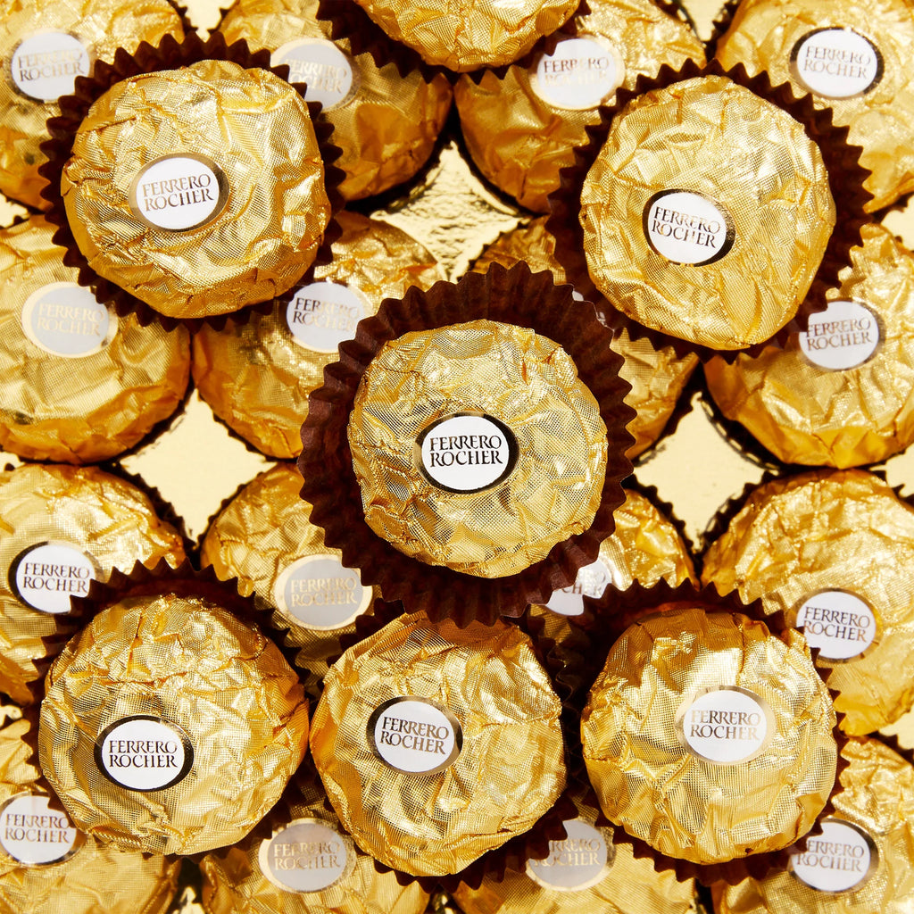 2026 NewFerrero Rocher, Milk Chocolate Hazelnut Candy, 21.2 oz, 48 Count