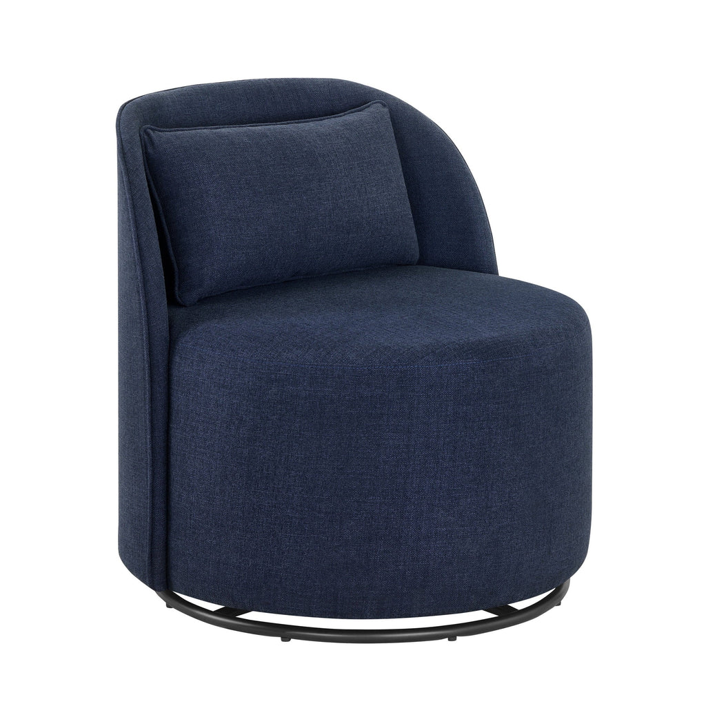 2026 NewBetter Homes & Gardens Juliet Modern Arch Swivel Accent Chair, Cream Boucle