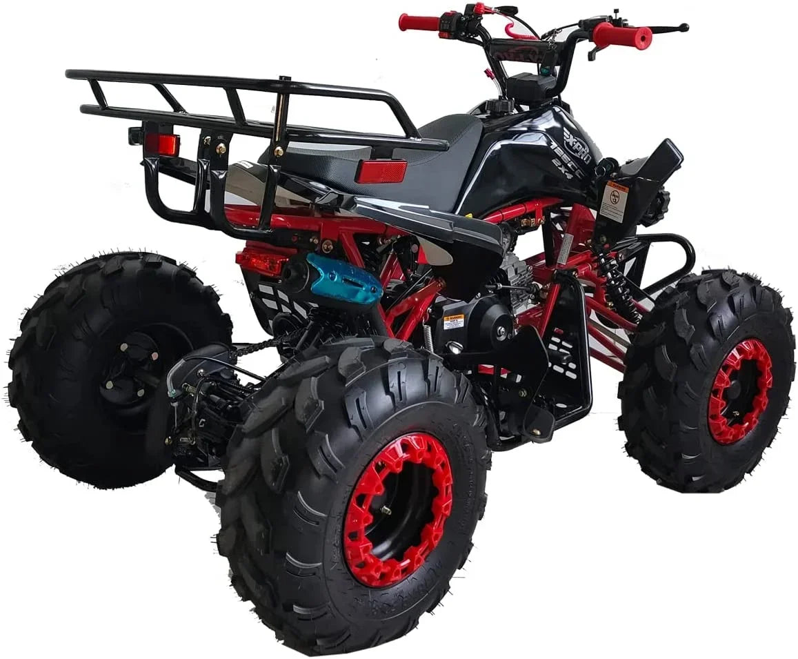2026 NewX-Pro Brand New 125cc Gas ATV, Automatic Transmission w/Reverse Remote Control Big 19"/18" Tires