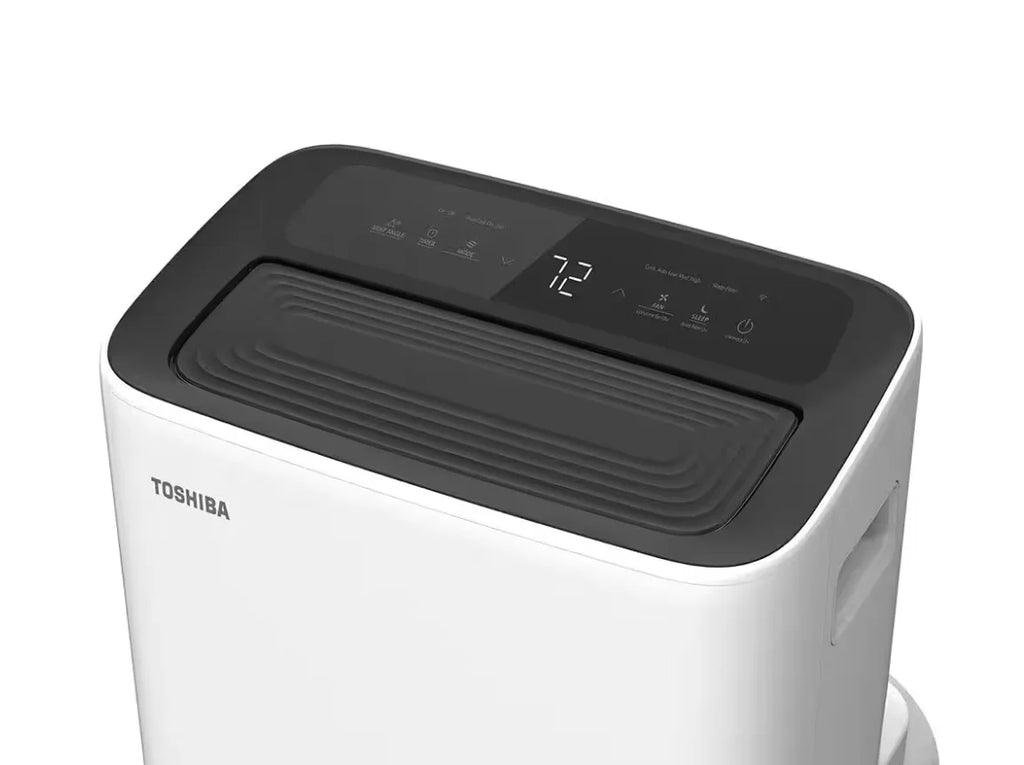 2026 NewRestored Toshiba PX0811CWRUFR 8,000 BTU 115-Volt Smart Wi-Fi Portable AC, Cools & Dehumidifies Up To 350 Sq. Ft. (Refurbished)