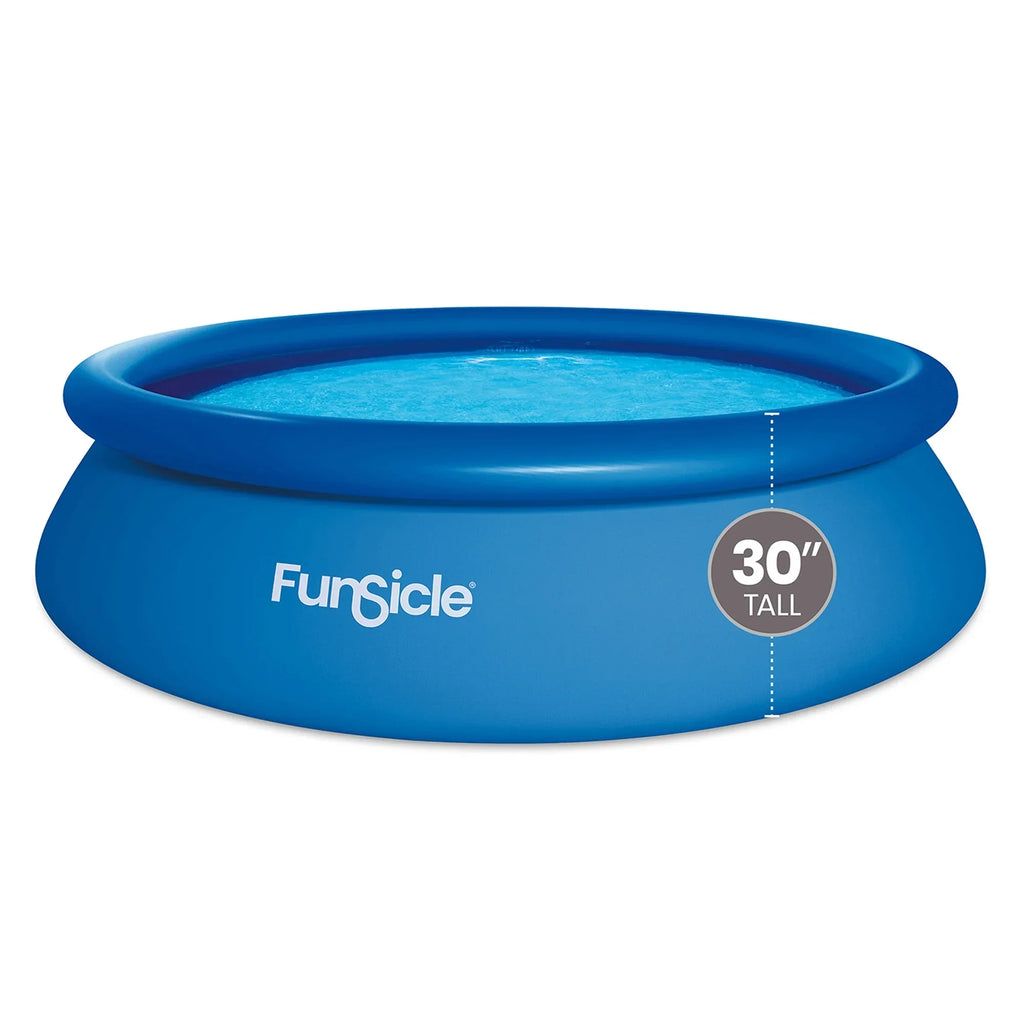 2026 NewFunsicle 8 ft QuickSet Above Ground Swimming Pool, Round, Age 6 & up