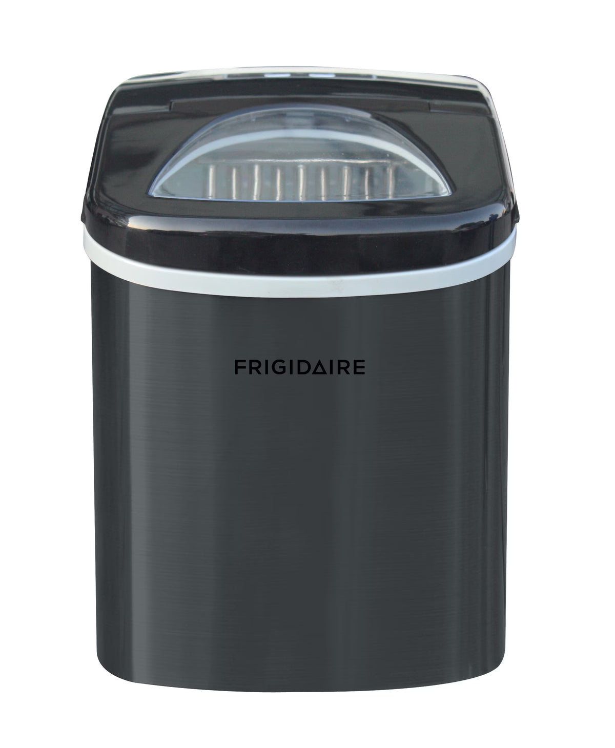 2026 NewFrigidaire Portable Self Cleaning Ice Maker, Black Stainless Steel, (EFIC117-Ssblack_Sc)
