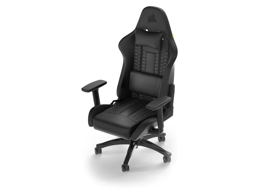 2026 NewCorsair TC100 RELAXED Gaming Chair (Leatherette Black)