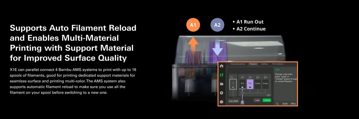 2026 NewBambu Lab X1E Combo Craft 3D Printer