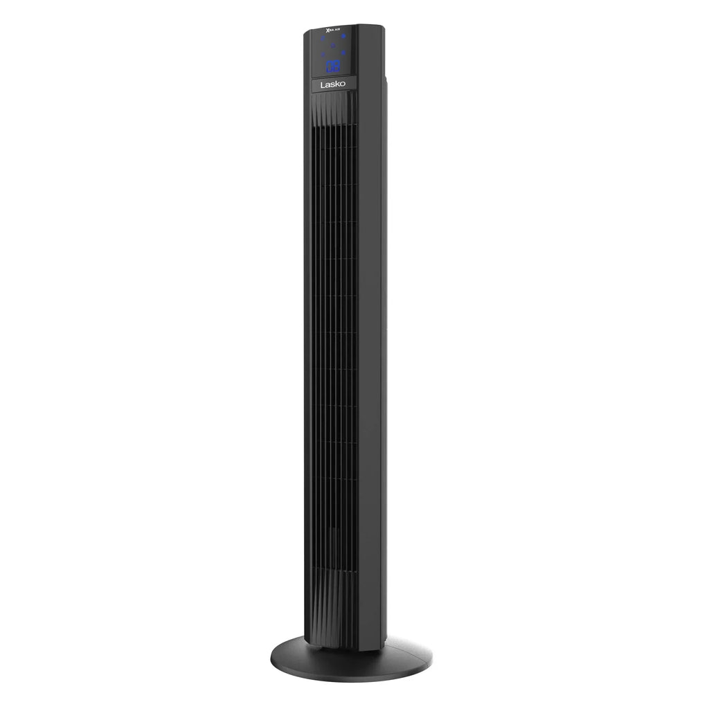 2026 NewLasko Xtra Air 48" 4-Speed Oscillating Remote Controlled Tower Fan, Black T48336