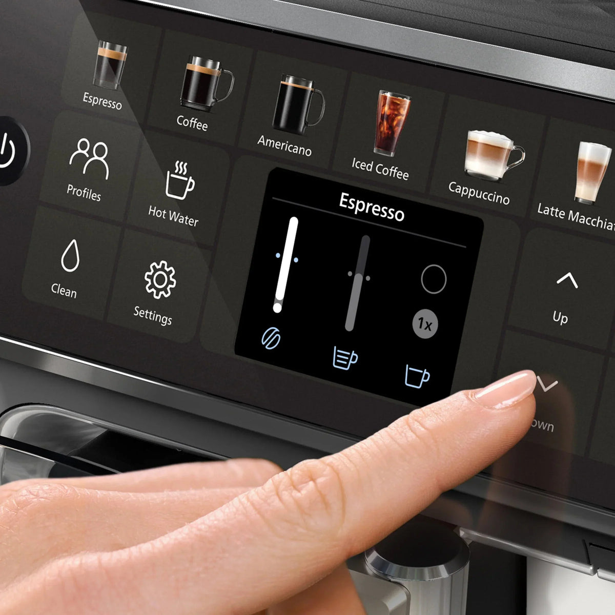 2026 NewPHILIPS Series 4400 Fully Automatic LatteGo Espresso Machine, SilentBrew Technology, Quick Start. Aromatic Coffee from Freshly Ground Beans, 12 Hot and Iced Drinks, Black Chrome (EP4447/90)