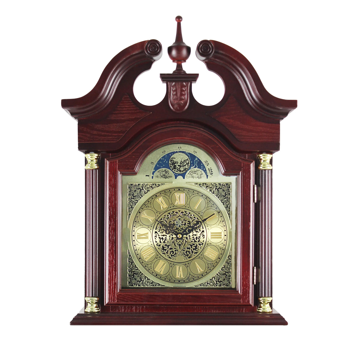 2026 New72" Floor Standing Grandfather Clock in Cherry Finish